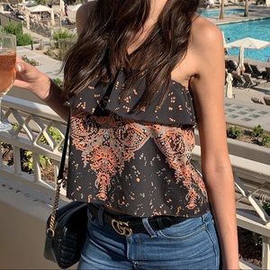 Free People Strapless shirt